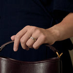 Bague en Or blanc 18k Diamant