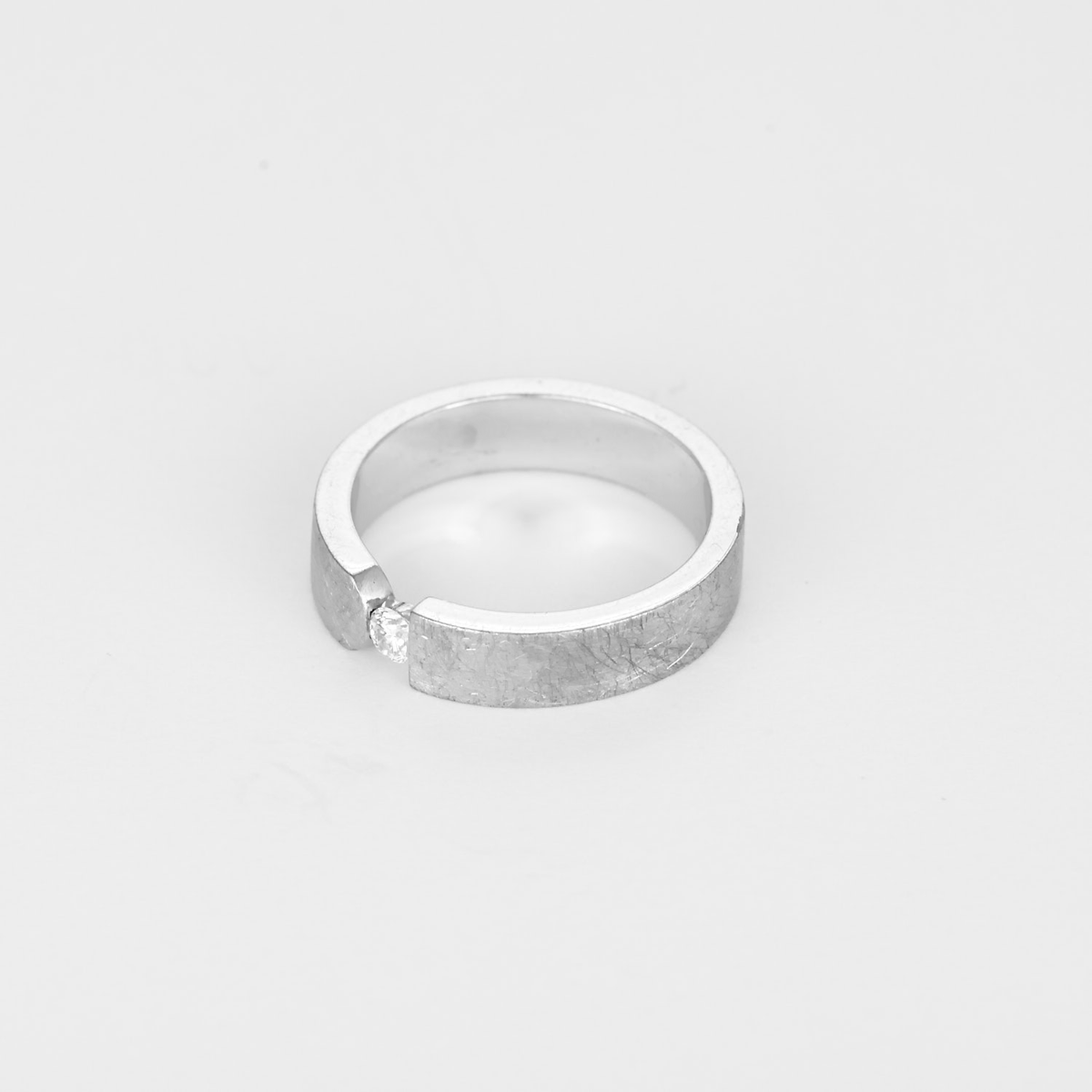 Bague en Or blanc 18k Diamant