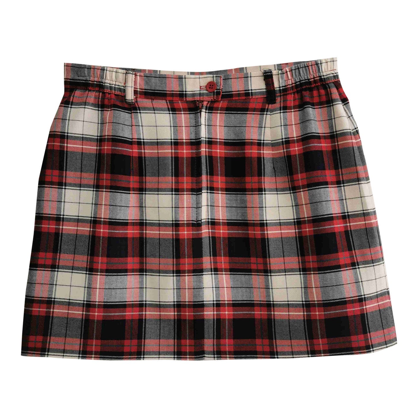 Tartan mini-skirt