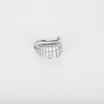 Élégantes boucles d'oreilles en or blanc et diamants : 1 carat