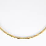 Collier ras de cou trois ors