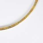 Collier ras de cou trois ors