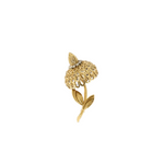 Broche Or jaune 18k et Platine Diamant