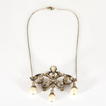 Collier Or blanc 18k et Argent