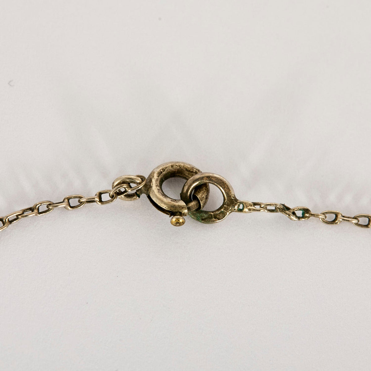 Collier Or blanc 18k et Argent