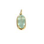 Pendentif en or jaune et Aigue-Marine : 15 carats