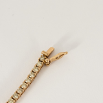 Bracelet tennis en or rose et diamants : 3,70 carats