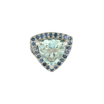 MAUBOUSSIN - Tellement Subtile pour Toi - Bague en Or blanc Aigue marine, Saphirs, Améthystes