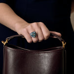 MAUBOUSSIN - Tellement Subtile pour Toi - Bague en Or blanc Aigue marine, Saphirs, Améthystes
