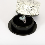 MAUBOUSSIN - Tellement Subtile pour Toi - Bague en Or blanc Aigue marine, Saphirs, Améthystes