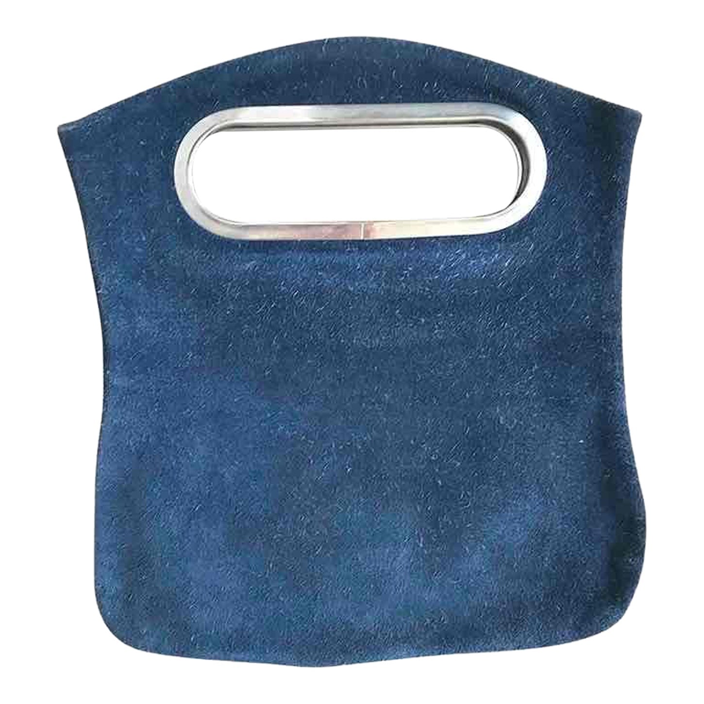 Suede handbag