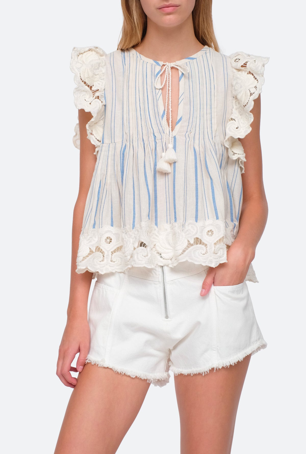 Blouse Sea Ny – Blanc
