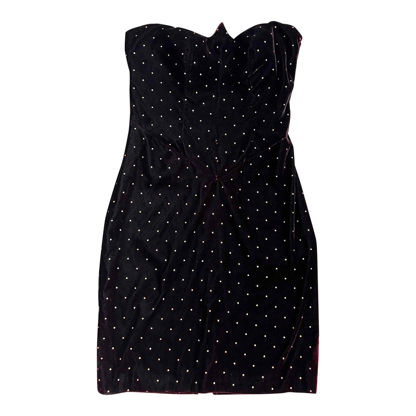 Velvet bustier dress