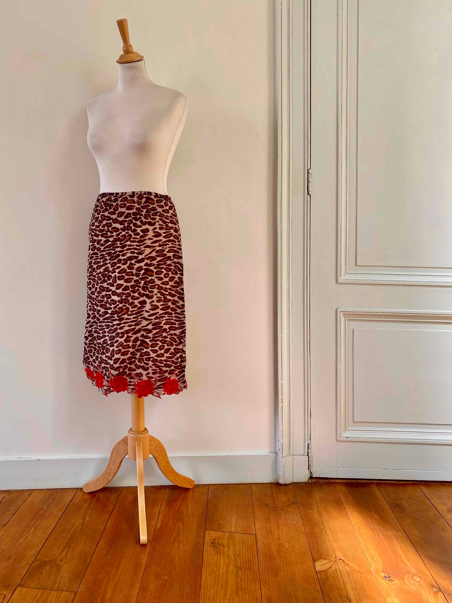 Jupe léopard