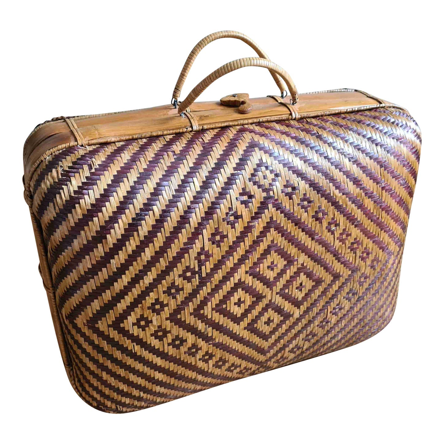 Rattan briefcase