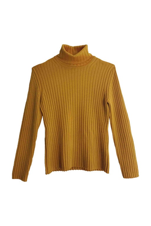 Wool turtleneck sweater