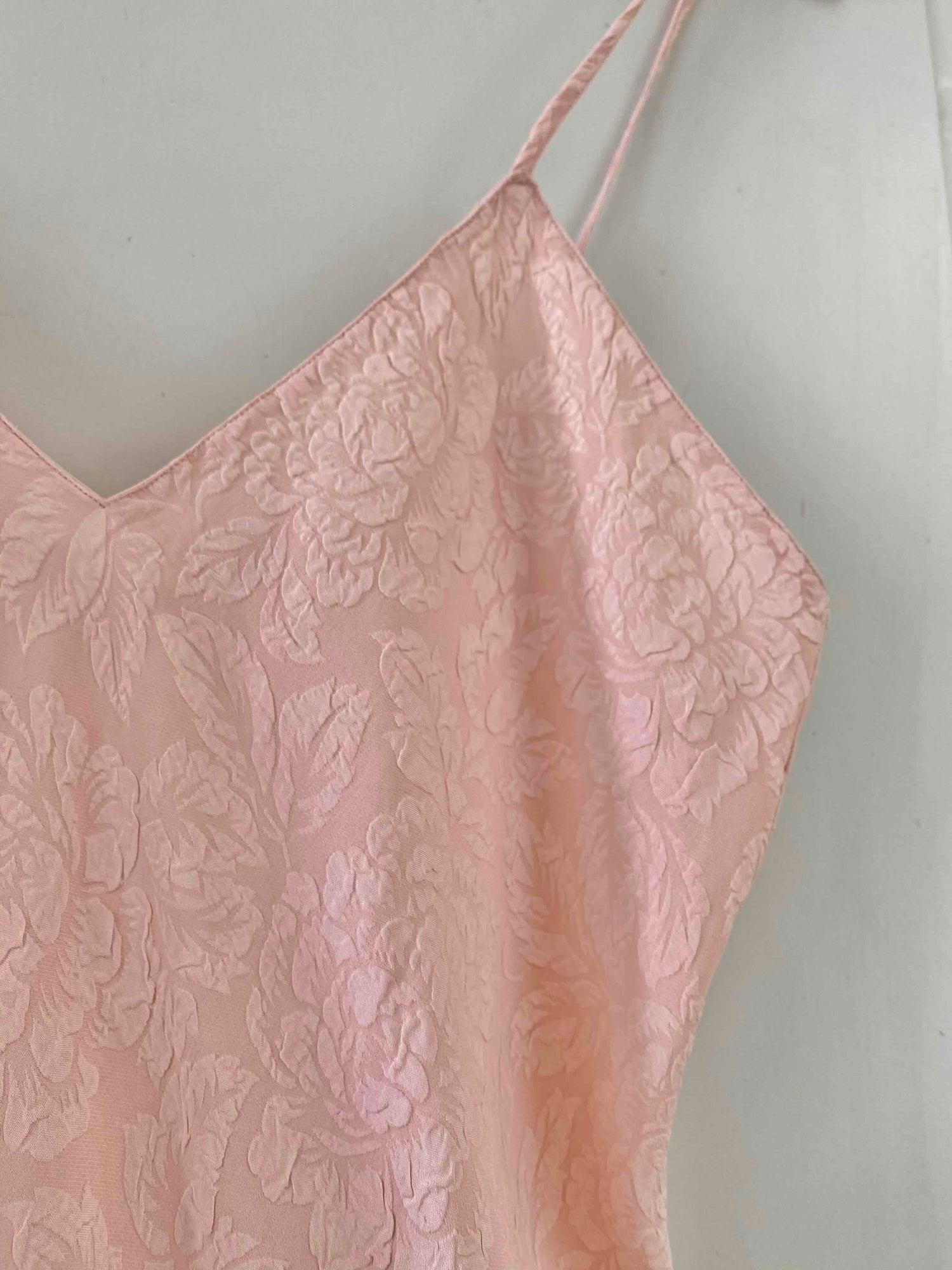 Damask silk nightgown