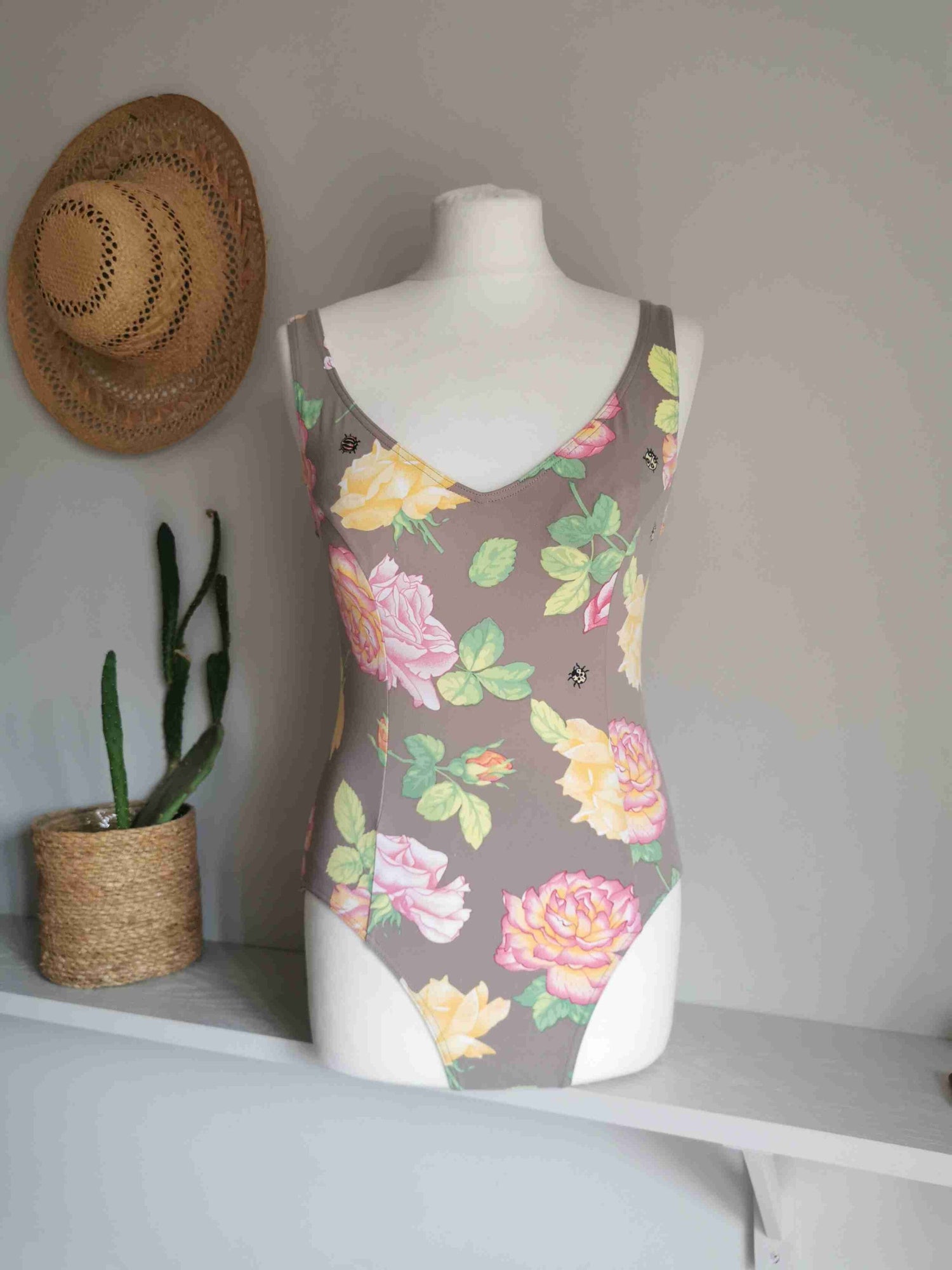Maillot de bain à fleurs