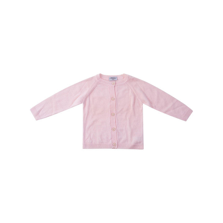 Alenza, Gilet col rond 100% laine mérinos, Rose