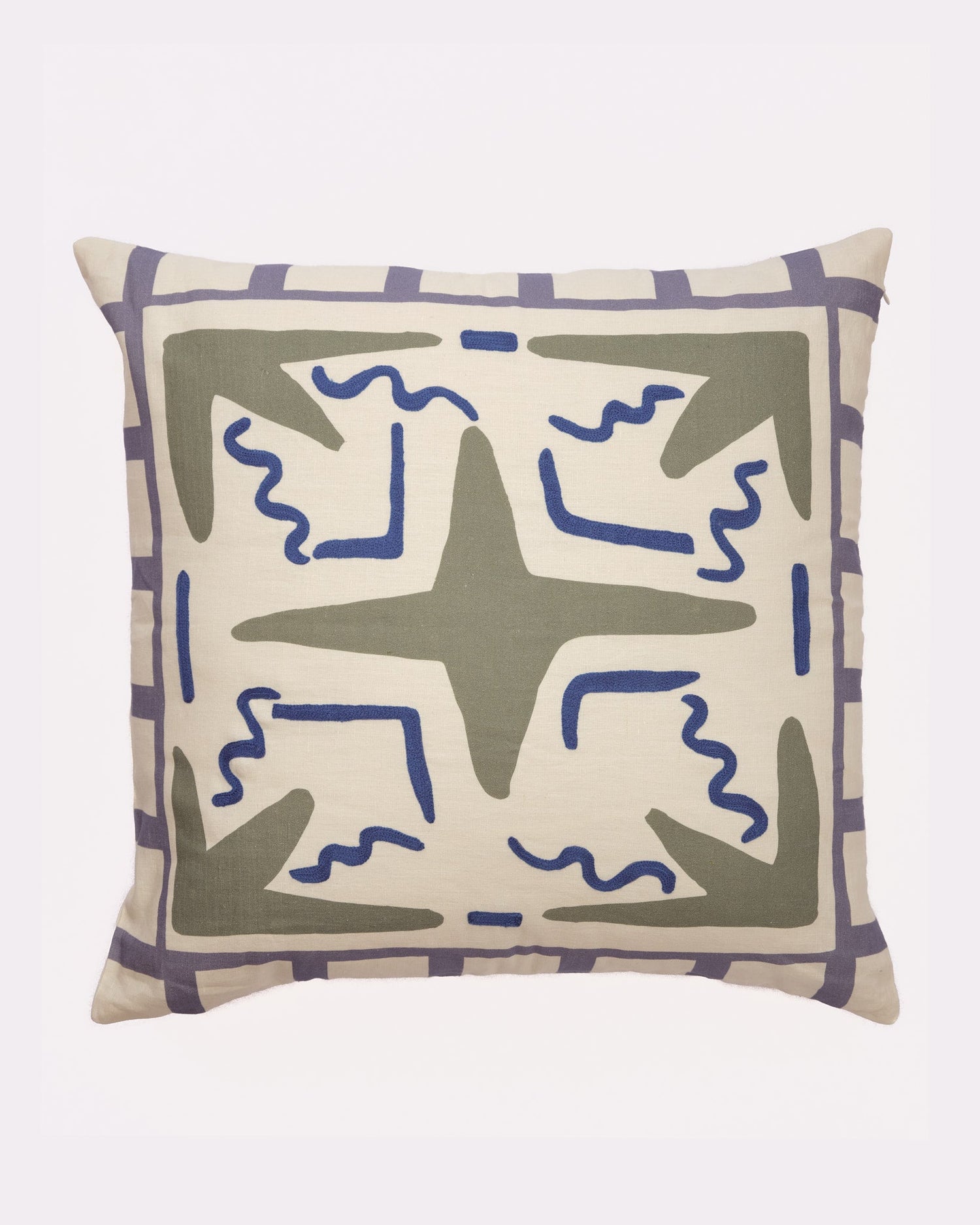 Verde Tile Cushion Cover