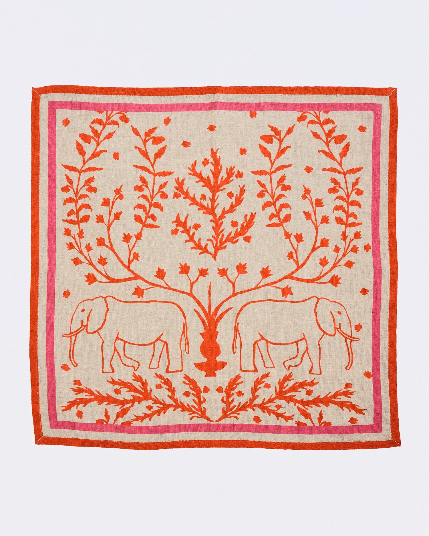 Elephant Napkins Set of Two