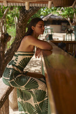 Ancient Peru Dress in Green - Johanna Ortiz