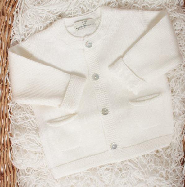 Ariel, gilet 100% laine, en latte