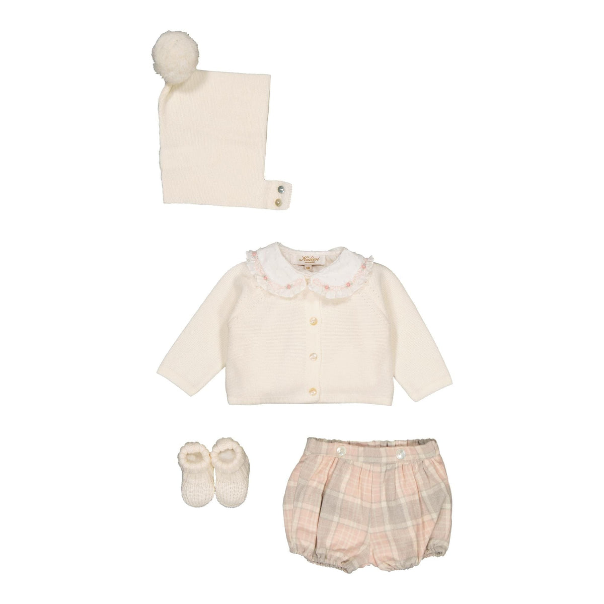 Ariel, gilet 100% laine, en latte