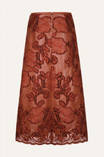 Atardecer De Azafran Skirt - Johanna Ortiz