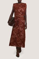 Atardecer De Azafran Skirt - Johanna Ortiz