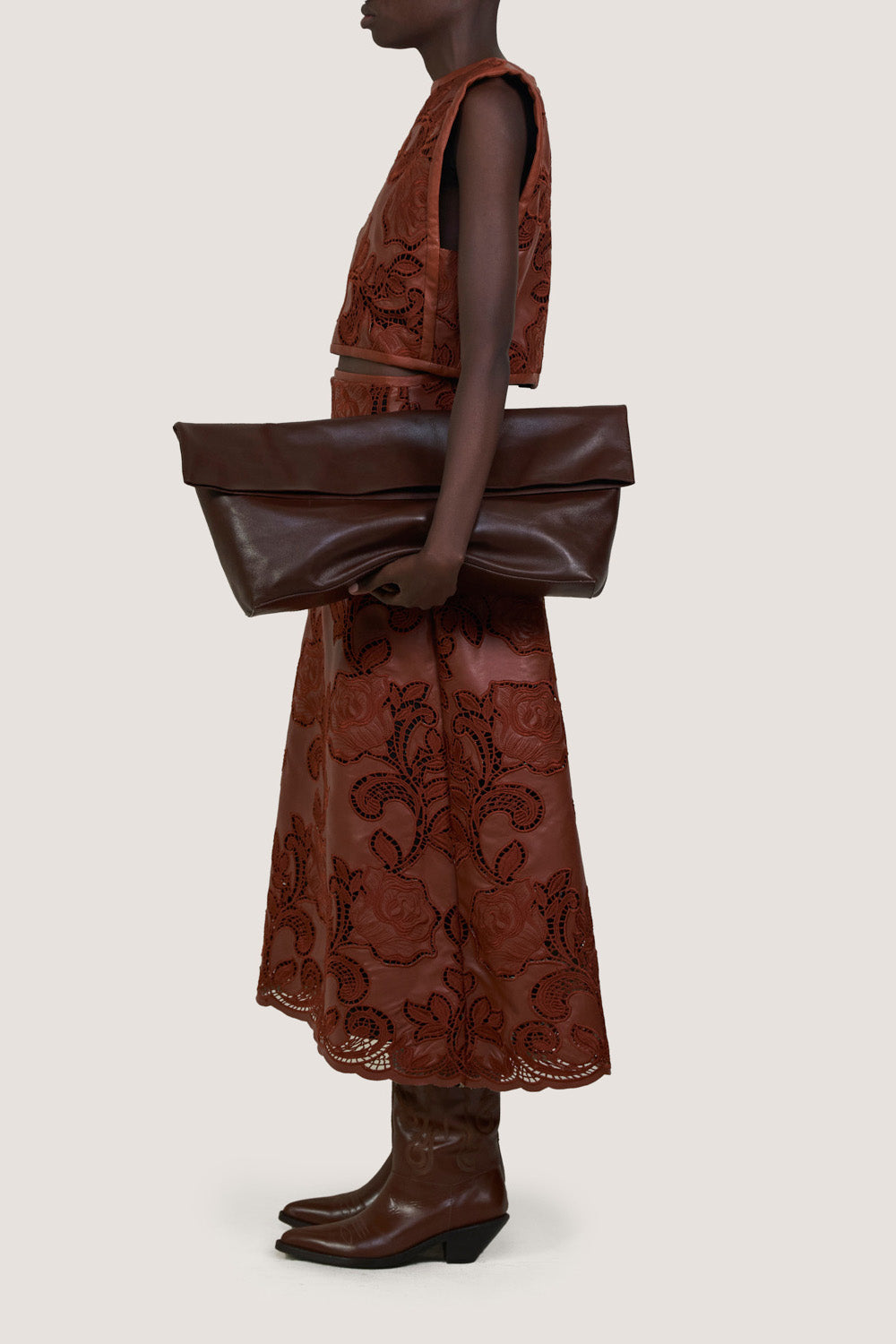 Atardecer De Azafran Skirt - Johanna Ortiz