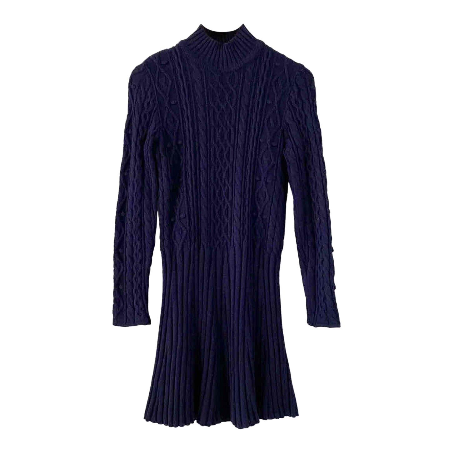 Dress in twisted wool