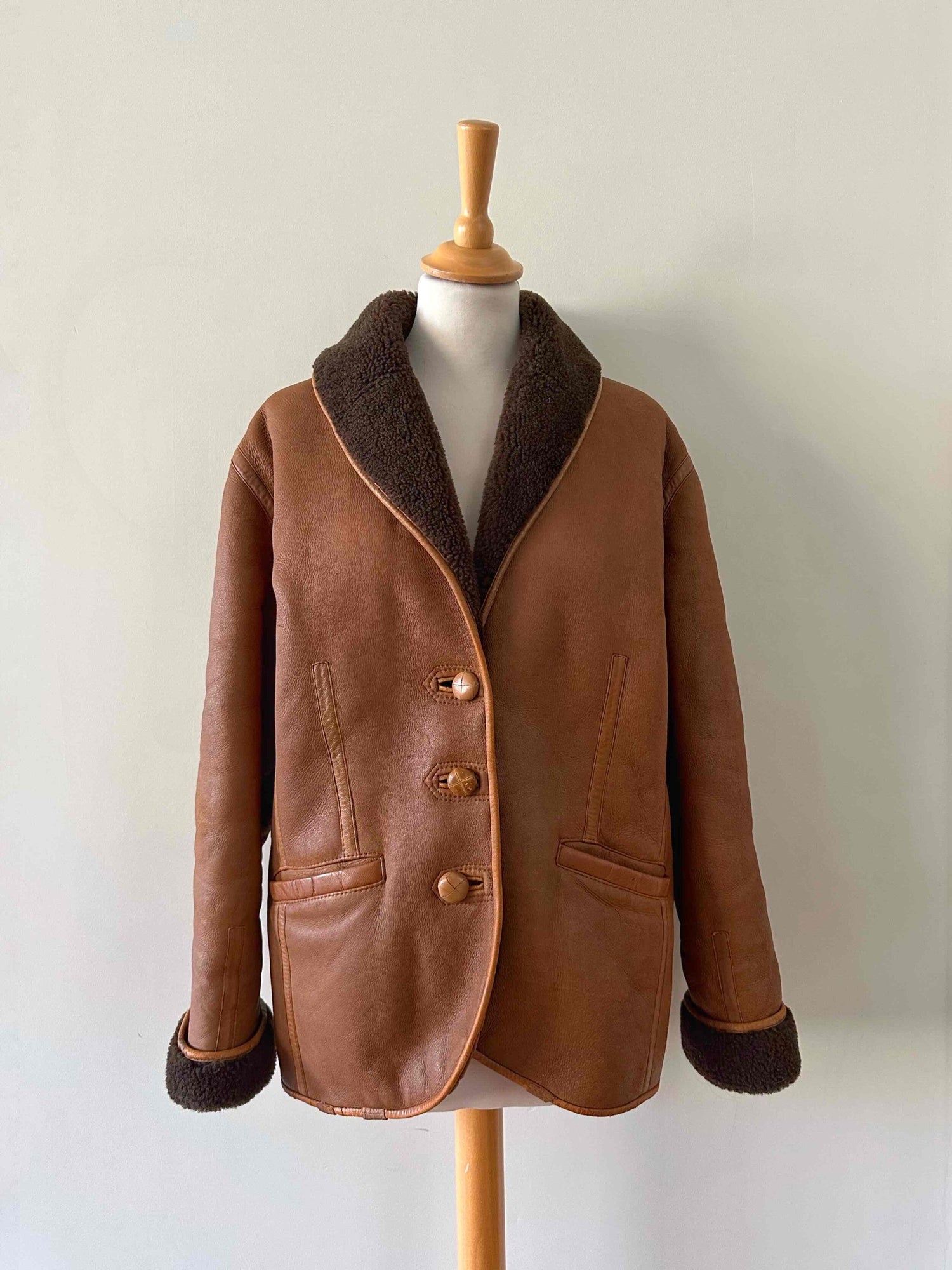 Kenzo sheepskin bomber jacket