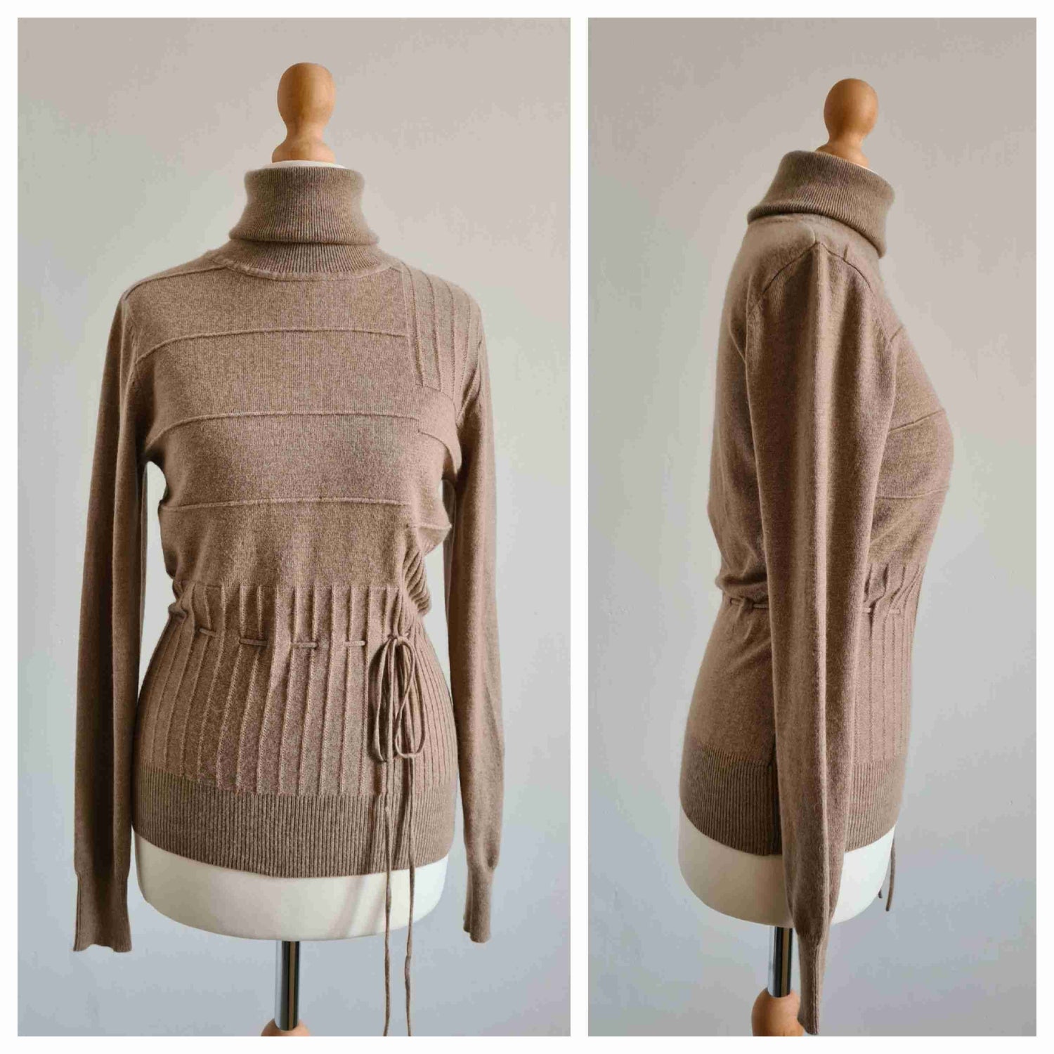 Col roulé en maille