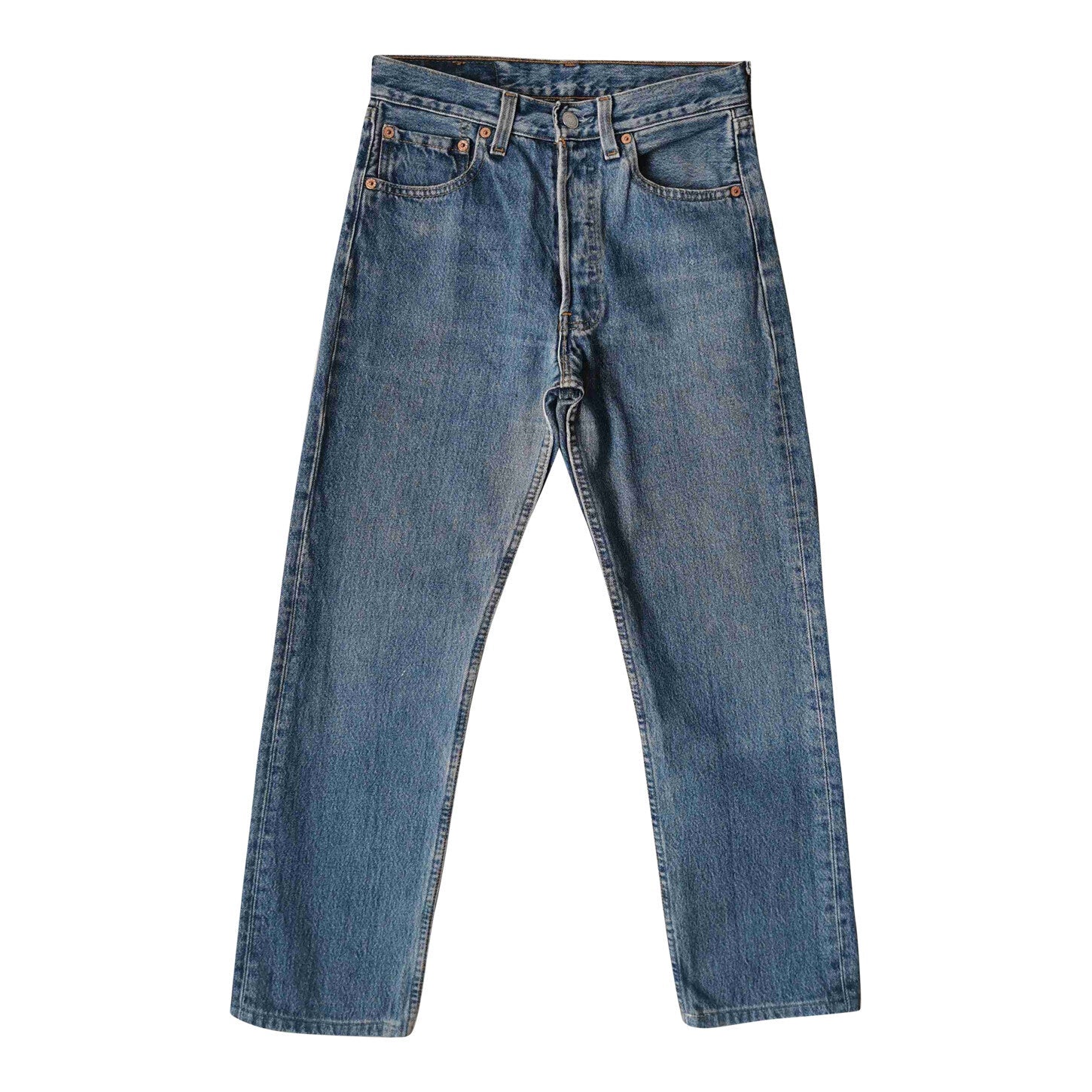 Levi's 501 jeans, waist 28, length 34.