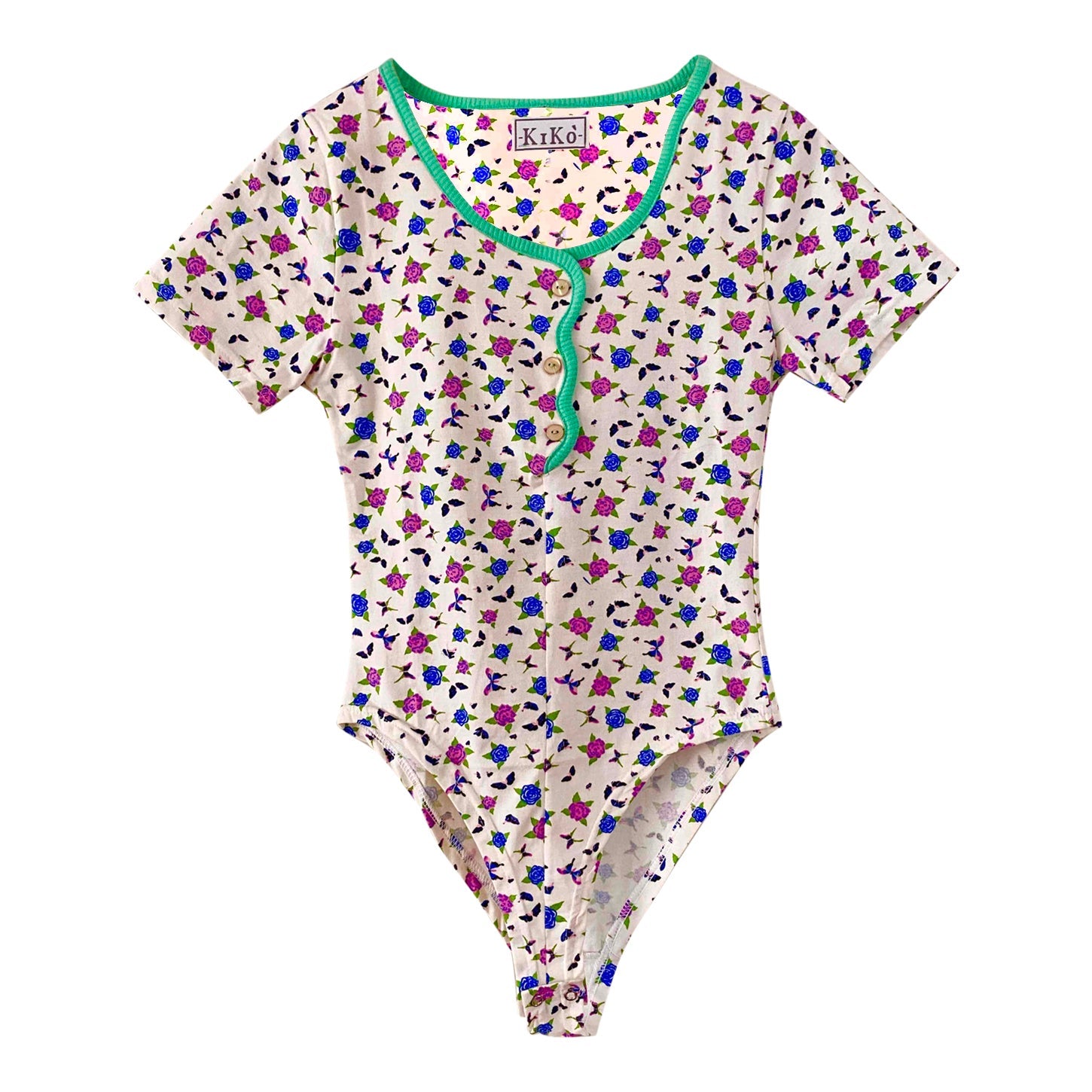 Body with flowers and butterflies