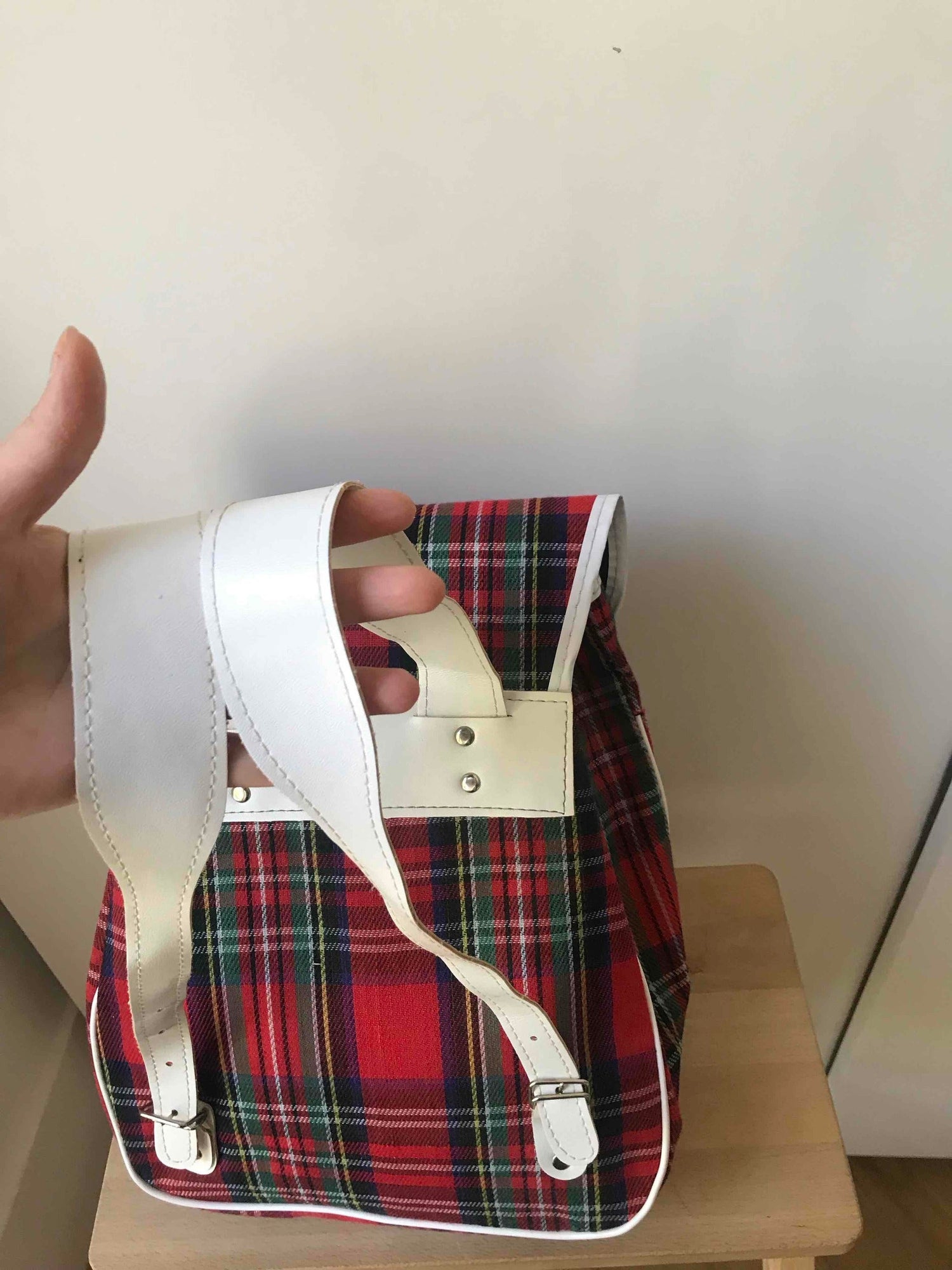 Tartan backpack