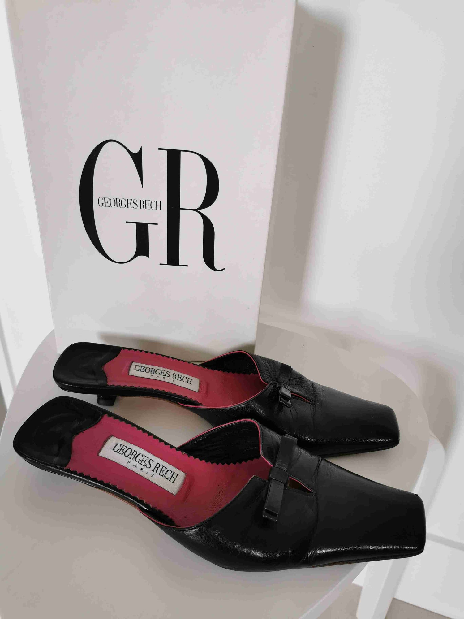 Georges Rech leather mules