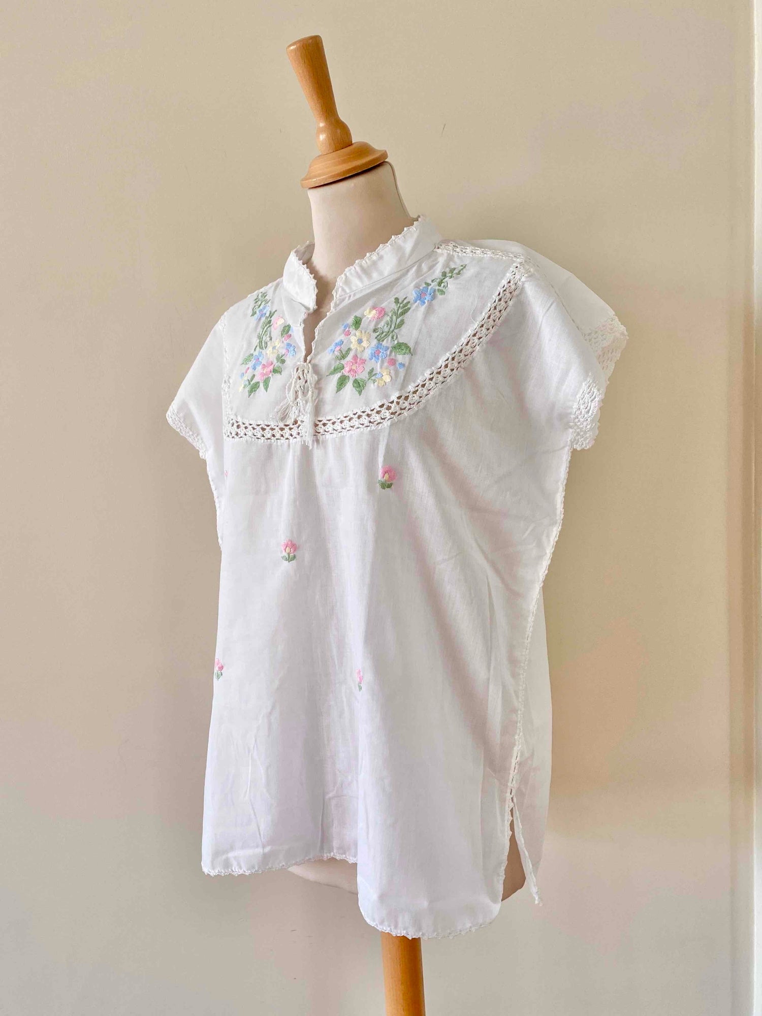 Embroidered top