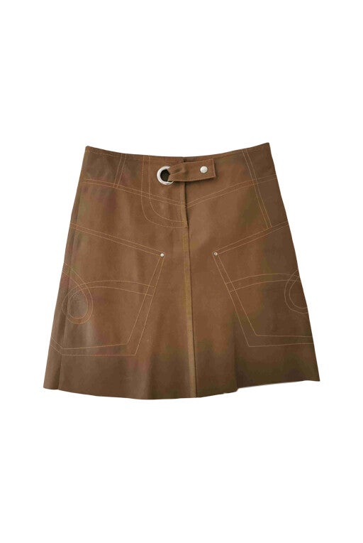 Leather skirt