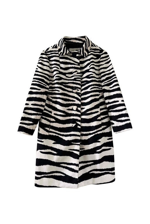 Trench-coat zébré