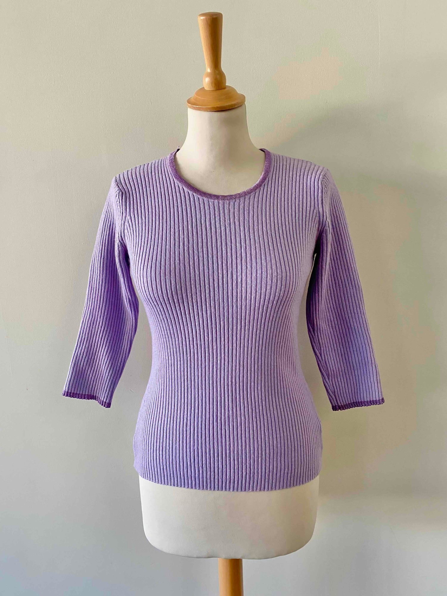 Wool and lurex sweater