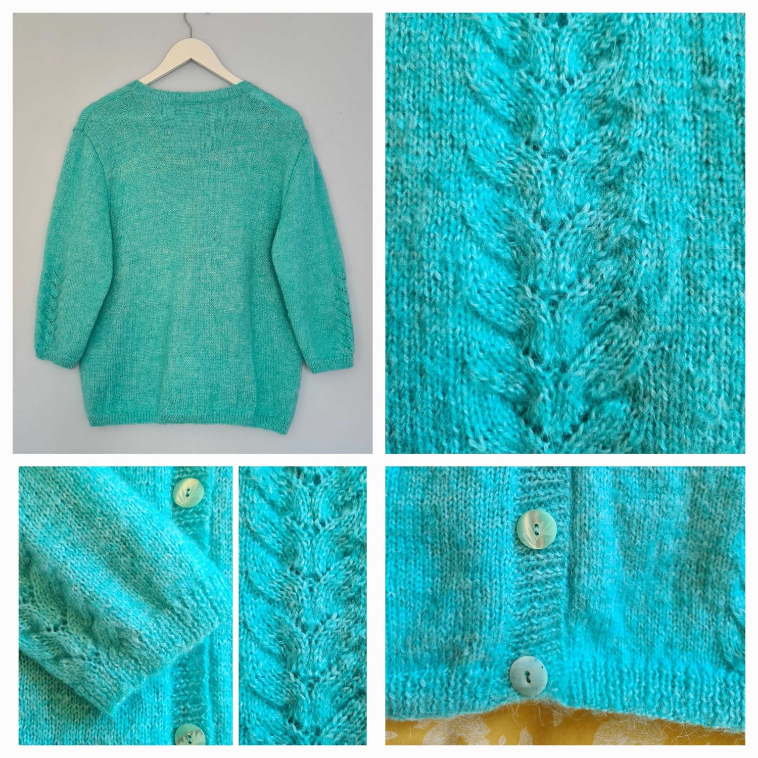 Cardigan en laine mohair