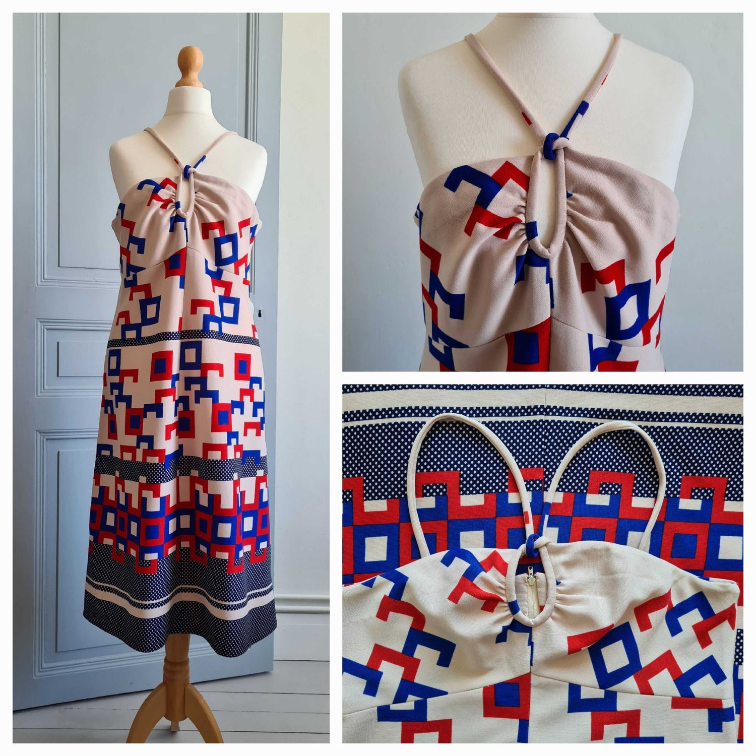 Courrèges backless dress