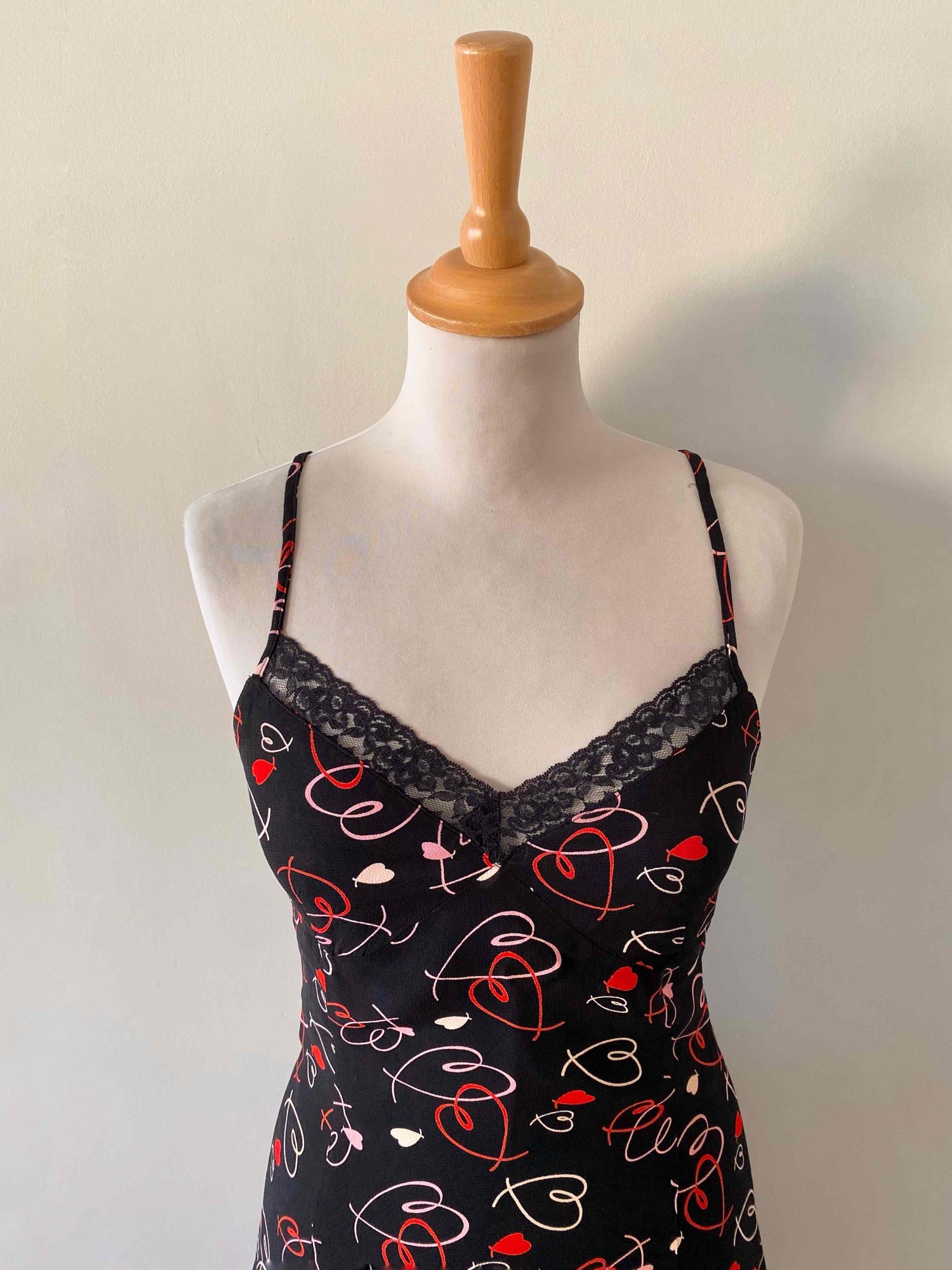 Heart-print nightgown