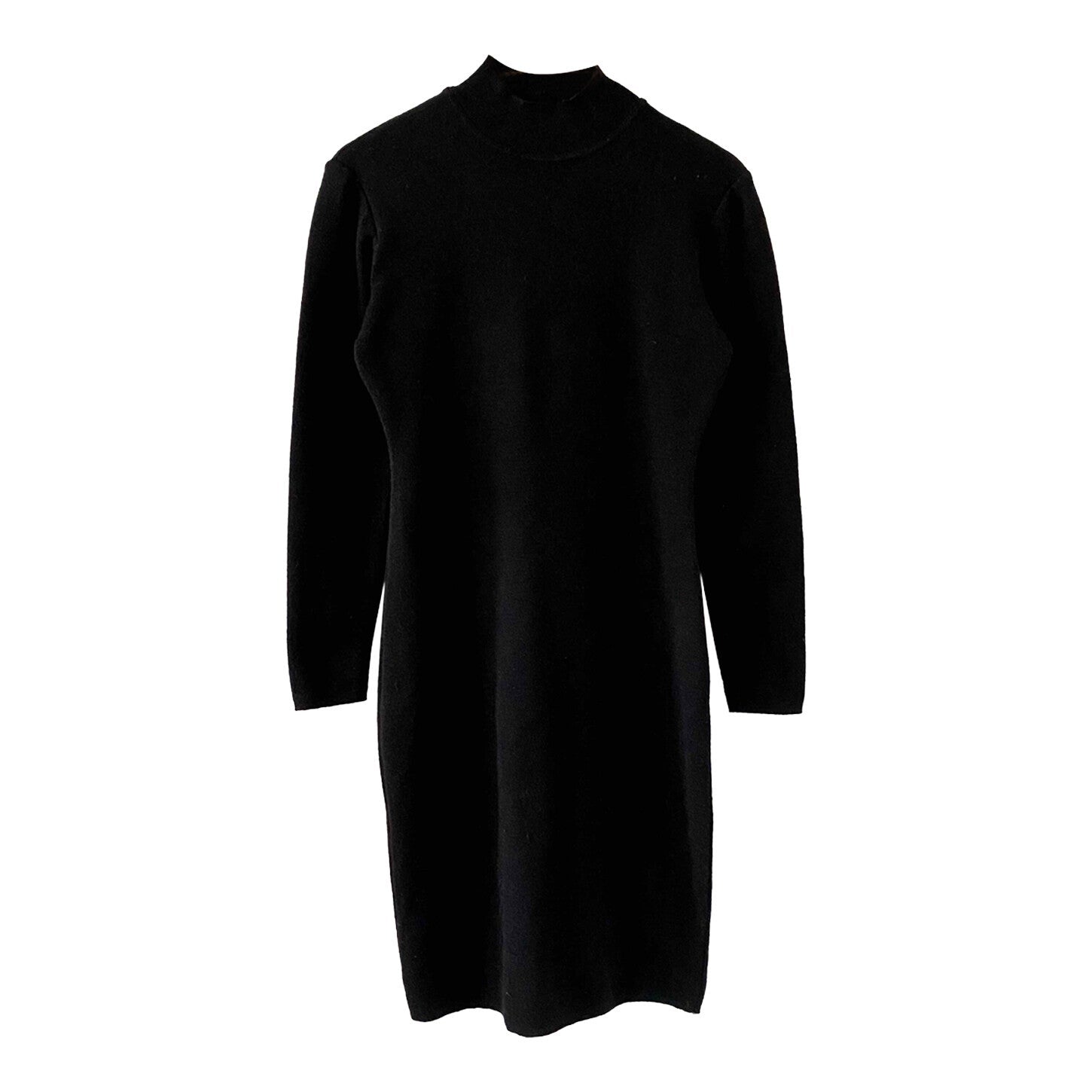 Wool turtleneck dress
