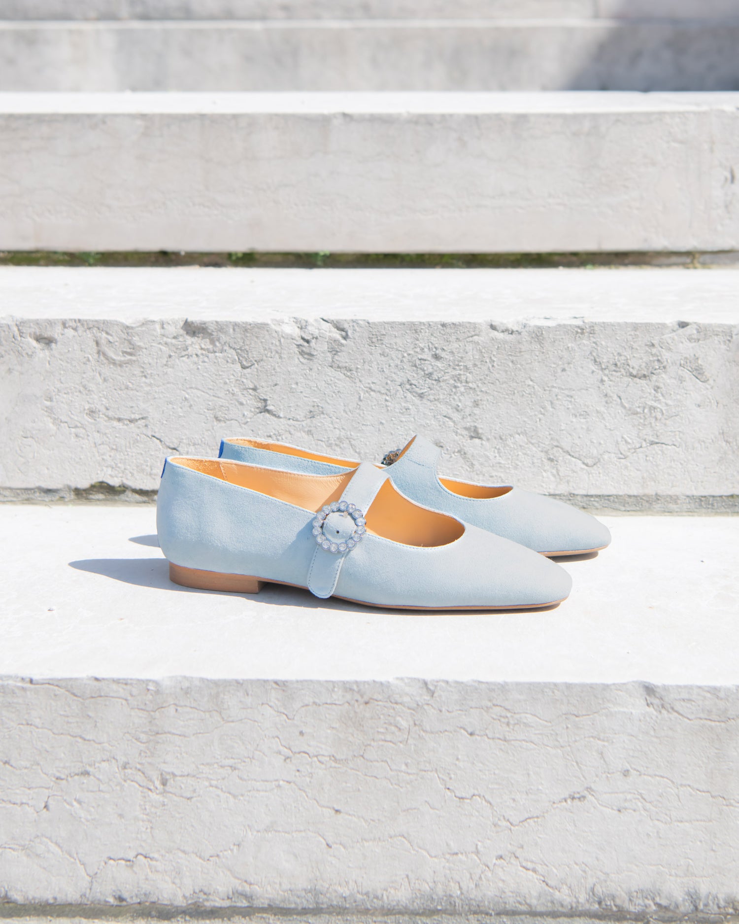 Mary Janes Babies Low Light Blue