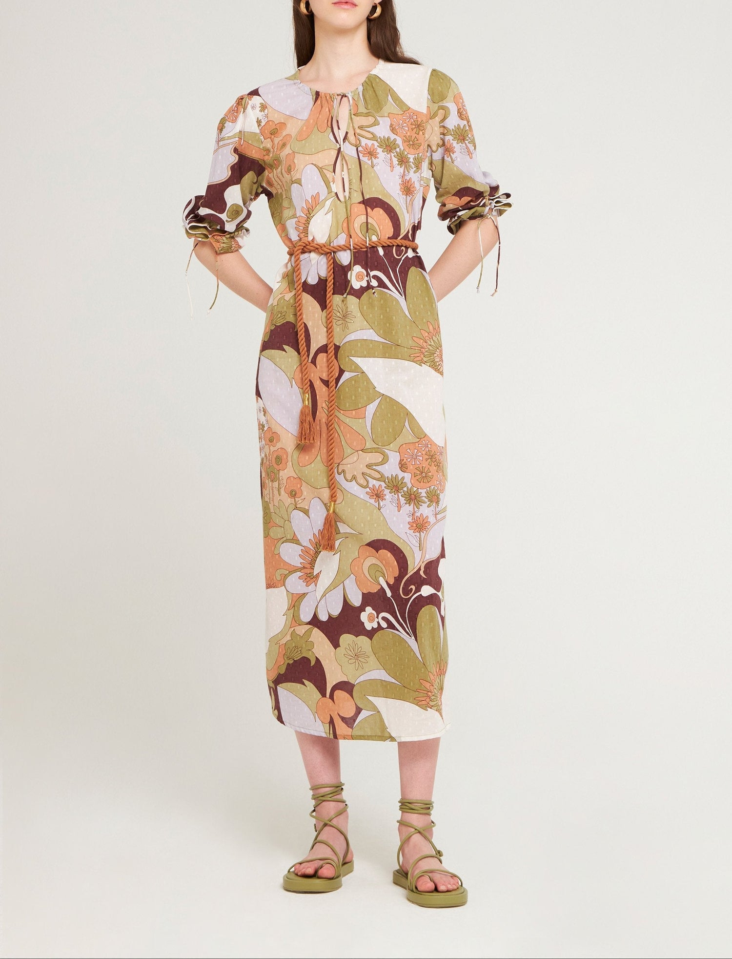 Robe longue Bahia plumetis