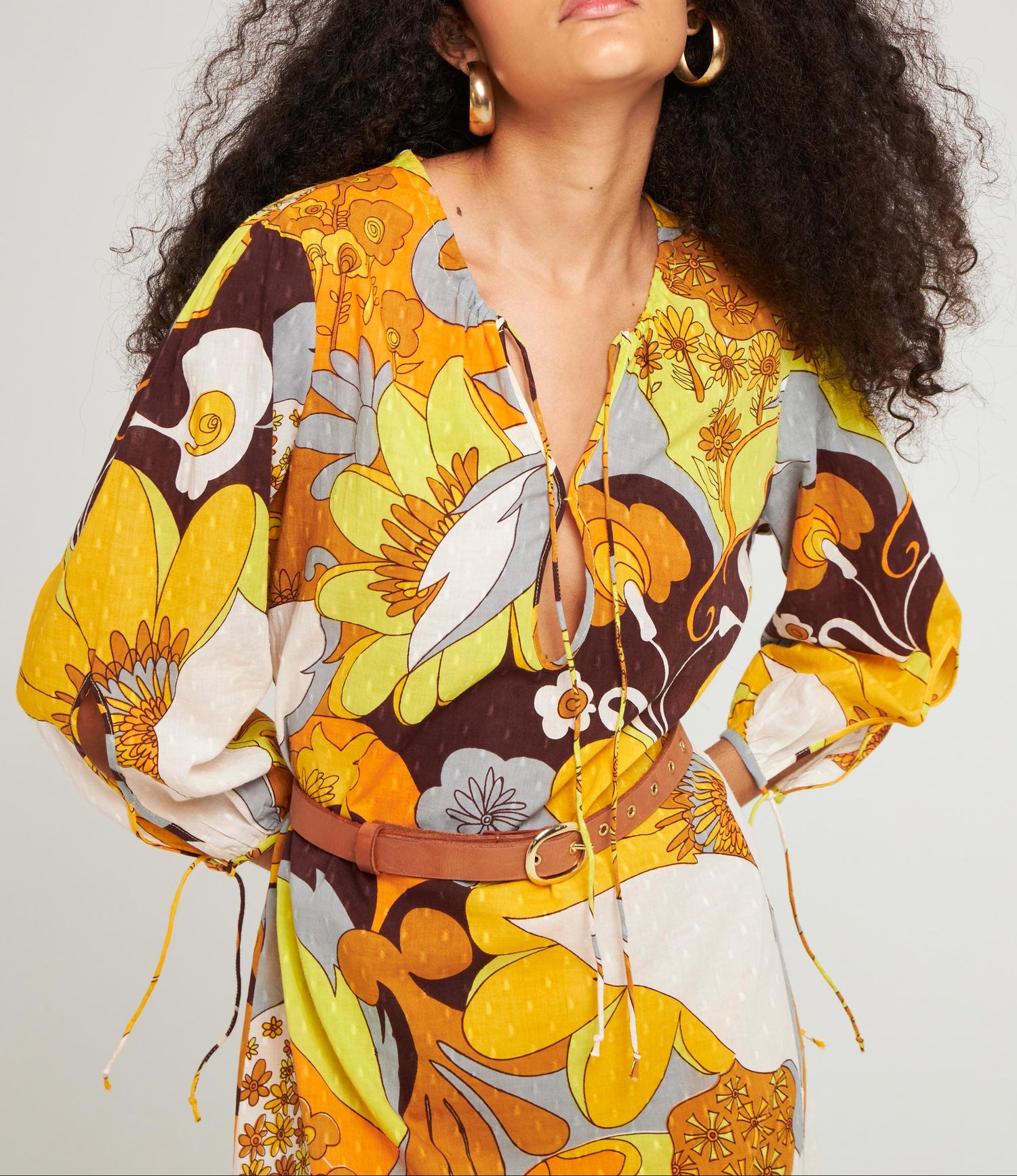 Robe longue Bahia plumetis