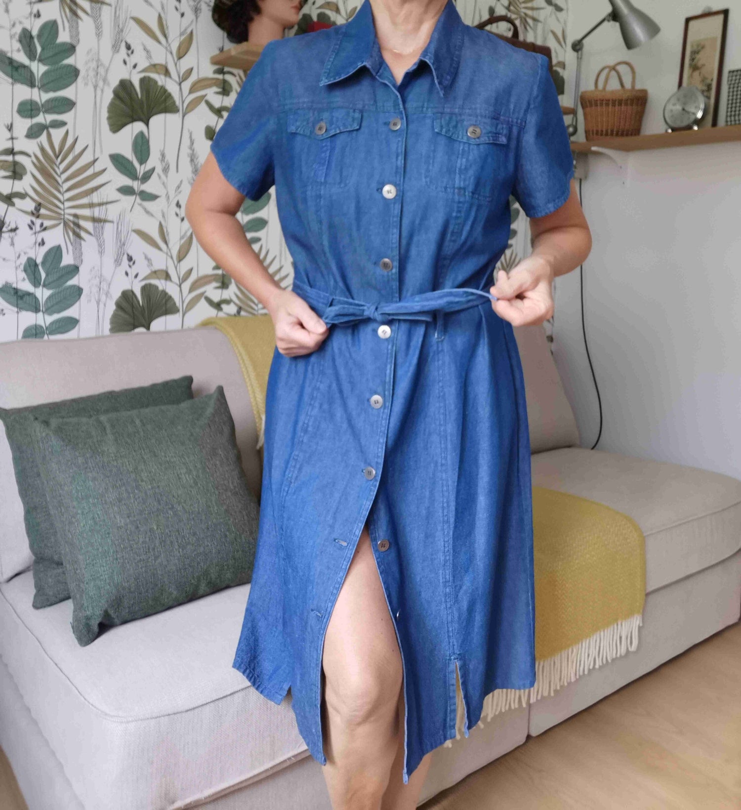 Denim dress